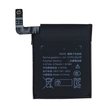 3.87V 470mAh BW40=BW40-S1 Battery For Xiaomi Color 2 Color2 Watch S1 Active M2106W1 M2108W1 M2112W1 M2116W1