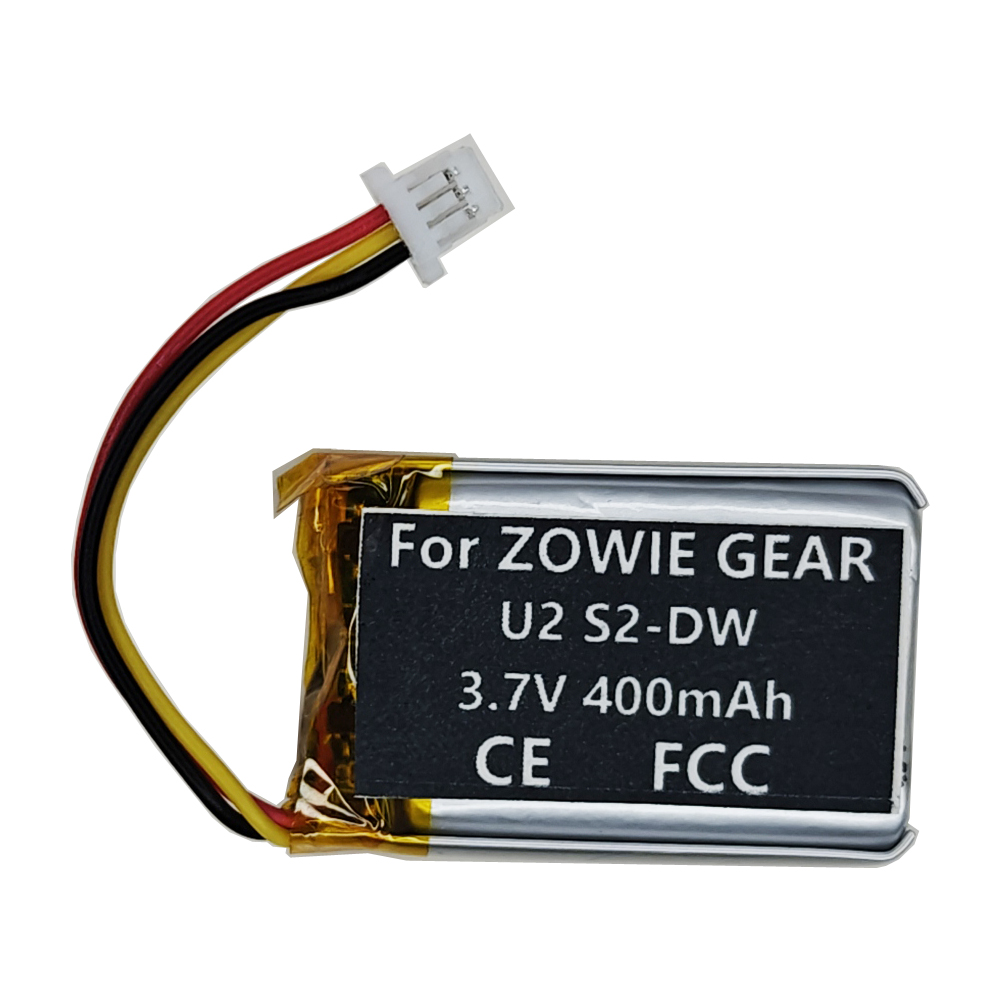 Sem título-1 3.7V 400mAh Battery For Zowie Gear U2 S2-DW Mouse - Imagem 1
