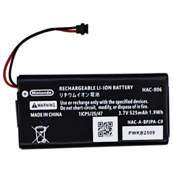 Аккумулятор HAC-006 3,7 В, 525 мА·ч для Joy-Con (Switch), пульта дистанционного управления, геймпада и игрового джойстика