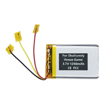 3.7V 1250mAh Battery For Skullcandy Venue Game FT603450P NTC Headset Headphone