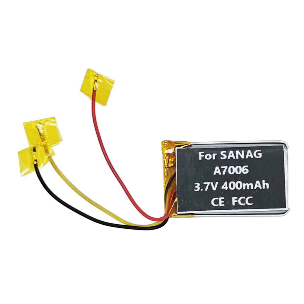 未标题-1 3.7V 400mAh A7066 Battery For SANAG S8S AI 2 II Charging Case Power Bank Station - Imagen 1
