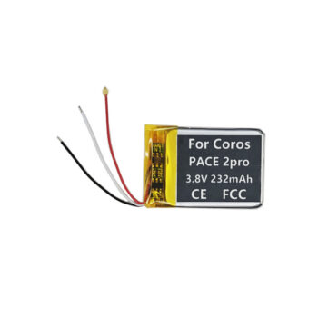 3.8V 232mAh Battery For Coros Pace 2 Pro Smart Watch