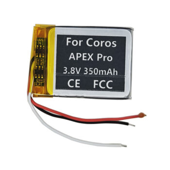 3.8V 350mAh Battery For Coros Apex Pro Smart Watch