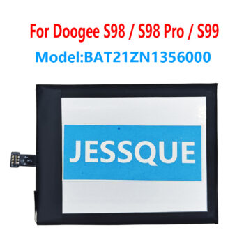 بطارية 3.85 فولت، سعة 6000 مللي أمبير في الساعة، مخصصة لهاتف DOOGEE S98 وS98 Pro وS99 BAT21ZM1356000