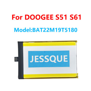 3.85V 5180mAh Battery For DOOGEE S51 S61 BAT22M19T5180 Mobile Phone