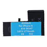 3.81V 2716mAh Battery For Apple Iphone X 616-00347 Mobile Phone
