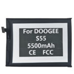 3.87V 5500mAh Battery For DOOGEE S55 S55 Lite HT2616B-M6 Mobile Phone — изображение 2
