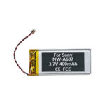 3.7V 400mAh Battery For Sony nw-a607 perfume bottle mp3 Player Batterie Accumulator AKKU