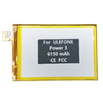 3.85V 6150mAh For ULEFONE Power 3 Mobile Phone