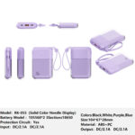 RK-055 Bank Portable Fast Charger for Fully compatible with various devices Spare Powerbank Battery Wholesale Welcome to consult us